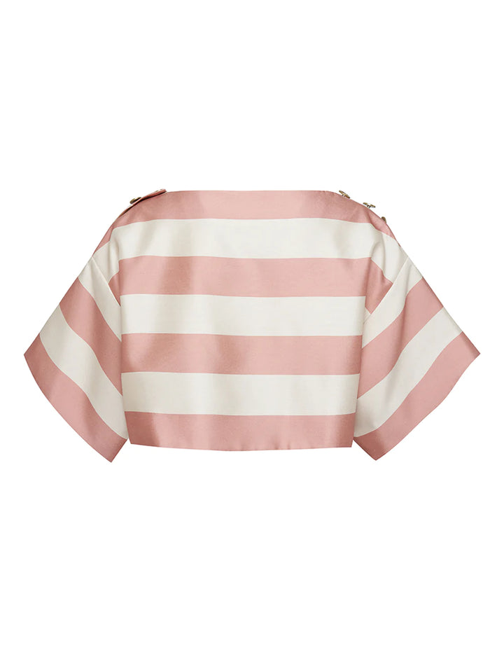 Zimmermann High Tide Boxy Tee Pink 2